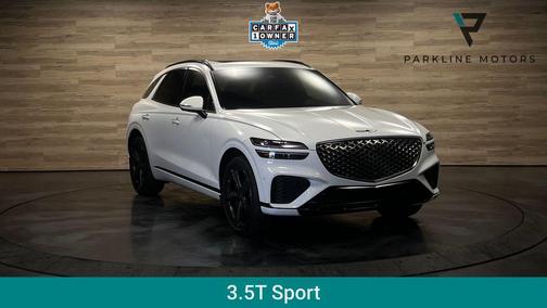 Alta White 2023 Genesis GV70 3.5T AWD Sport