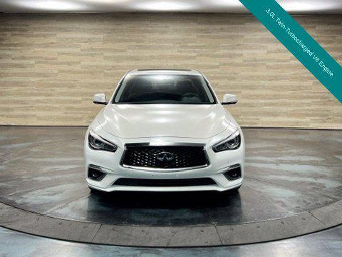 Majestic White 2023 INFINITI Q50 3.0t LUXE