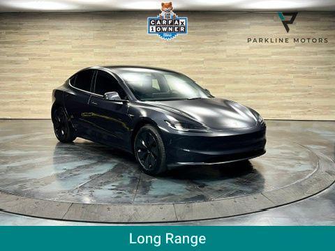 Stealth Grey 2025 Tesla Model 3 Long Range