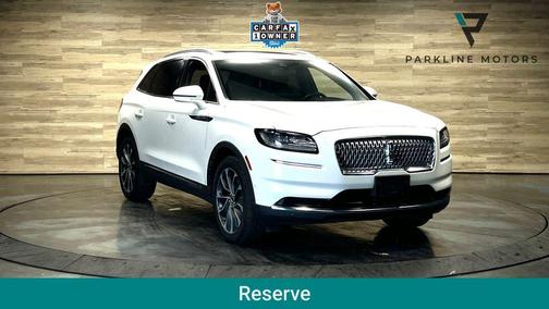 Pristine White Metallic Tri-Coat 2023 Lincoln Nautilus Reserve