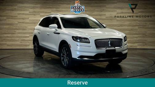 Pristine White Metallic Tri-Coat 2023 Lincoln Nautilus Reserve