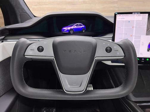 Deep Blue Metallic 2023 Tesla Model X Plaid Tri Motor All-Wheel Drive