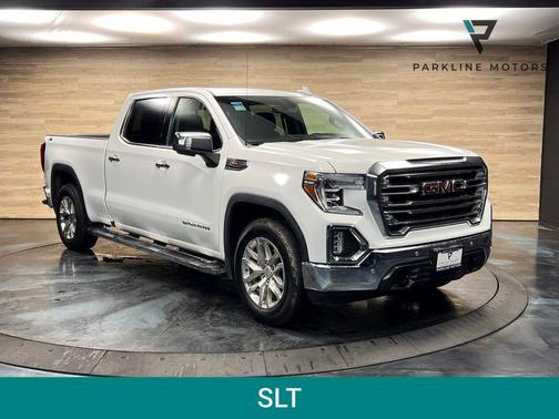 Summit White 2021 GMC Sierra 1500 SLT