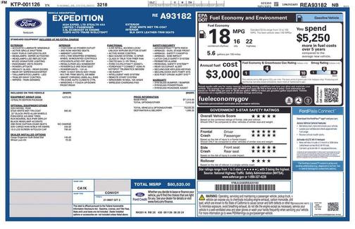 White Metallic 2024 Ford Expedition Limited