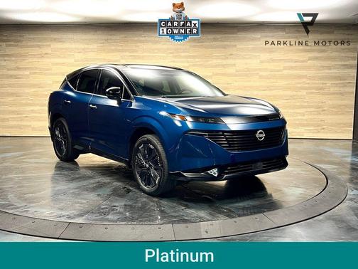 Aurora Blue Pearl Metallic/Super Black 2025 Nissan Murano Platinum