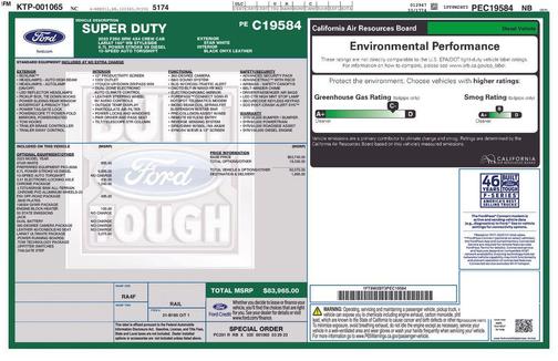 Star White Metallic Tri-Coat 2023 Ford F-250 Lariat
