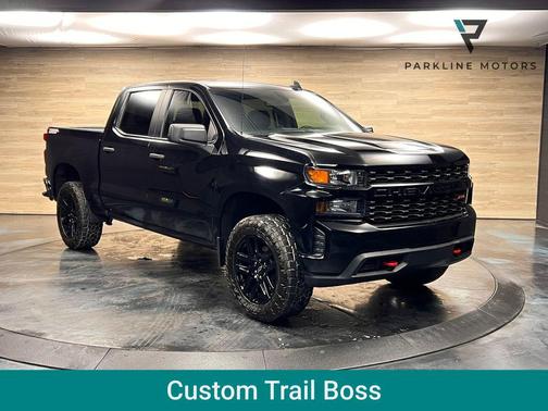 Black 2021 Chevrolet Silverado 1500 Custom Trail Boss