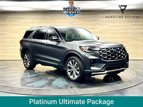 Carbonized Gray Metallic 2025 Ford Explorer Platinum