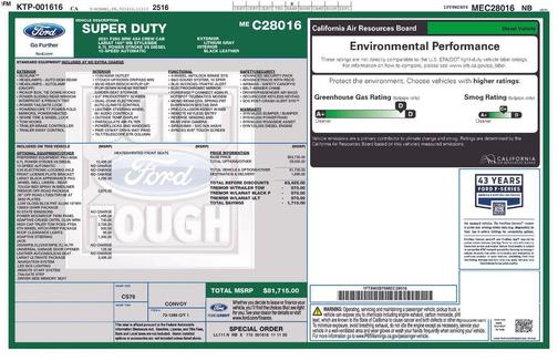 Gray Metallic 2021 Ford F-250 Lariat