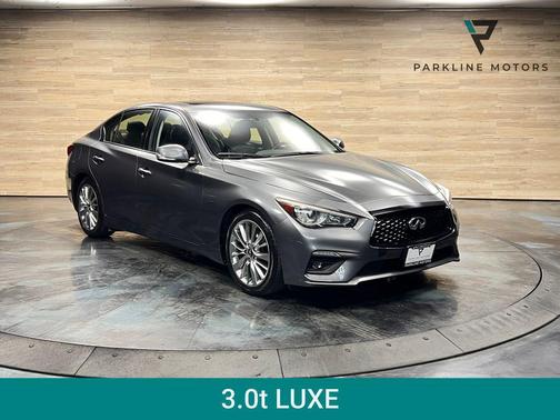 Graphite Shadow 2020 INFINITI Q50 3.0t LUXE