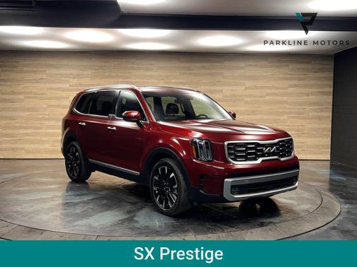 Dawning Red 2023 Kia Telluride SX Prestige