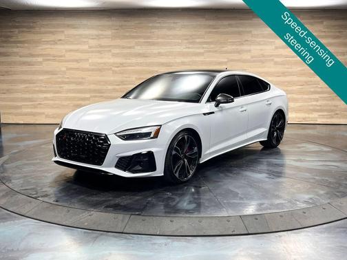 Glacier White Metallic 2024 Audi S5 Premium Plus TFSI quattro Tiptronic