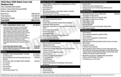 Flame Red Clearcoat 2024 RAM 2500 Power Wagon