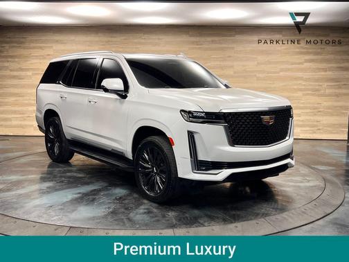 Crystal White Tricoat 2023 Cadillac Escalade Premium Luxury