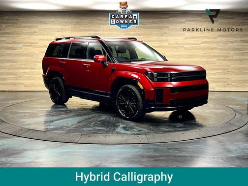 Ultimate Red 2026 Hyundai SANTA FE HEV Calligraphy