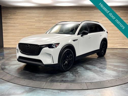 Rhodium White Premium 2025 Mazda CX-90 PHEV Premium Sport