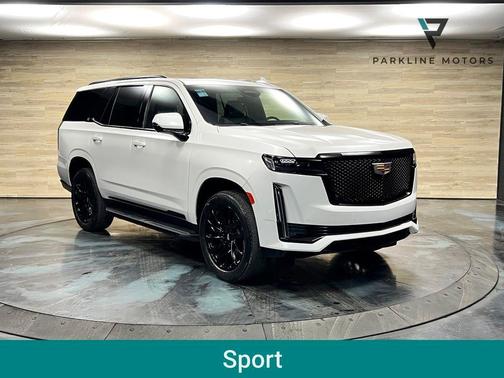 Crystal White Tricoat 2023 Cadillac Escalade Sport