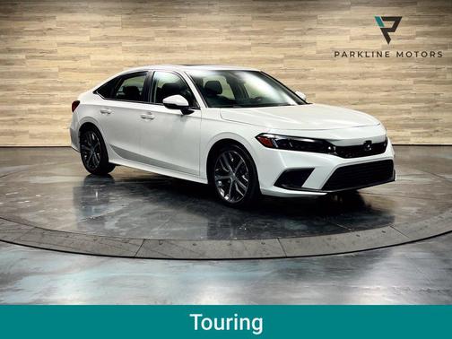 Platinum White Pearl 2024 Honda Civic Touring