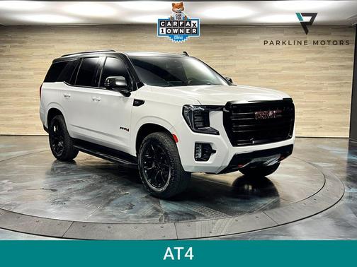 White Frost Tricoat 2024 GMC Yukon 4WD AT4