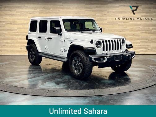 Bright White Clearcoat 2020 Jeep Wrangler Unlimited Sahara