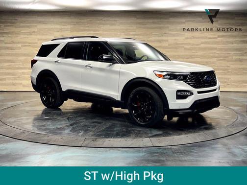 Star White Metallic Tri-Coat 2023 Ford Explorer ST