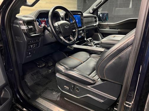 Antimatter Blue Metallic 2022 Ford F-150 Platinum