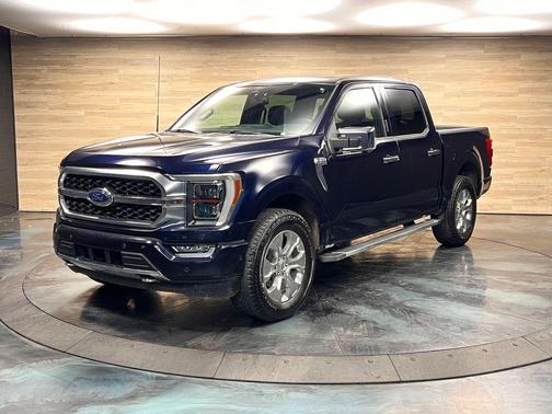 Antimatter Blue Metallic 2022 Ford F-150 Platinum