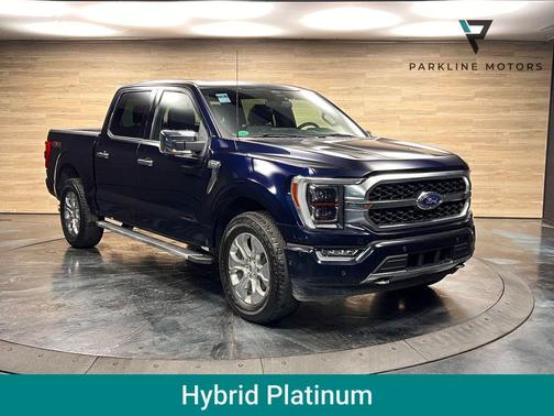 Antimatter Blue Metallic 2022 Ford F-150 Platinum