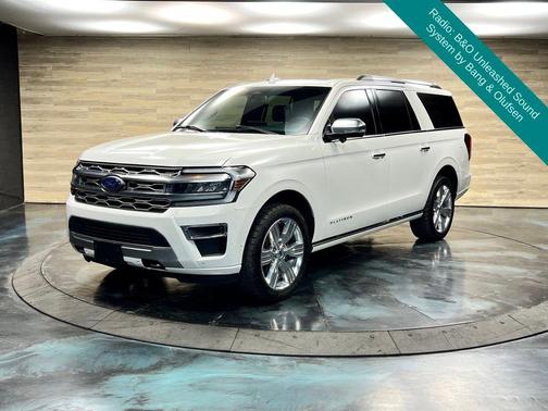 Star White Metallic Tri-Coat 2024 Ford Expedition Max Platinum