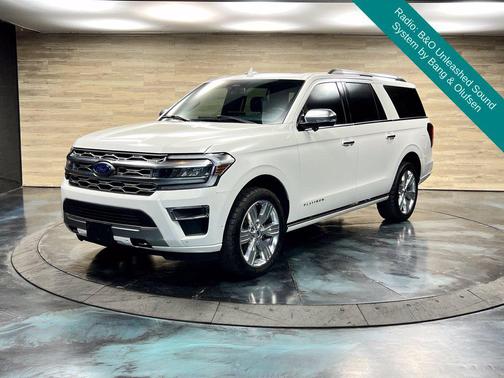 Star White Metallic Tri-Coat 2024 Ford Expedition Max Platinum