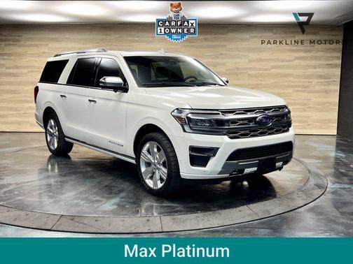 Star White Metallic Tri-Coat 2024 Ford Expedition Max Platinum