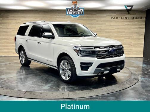 Star White Metallic Tri-Coat 2024 Ford Expedition Max Platinum