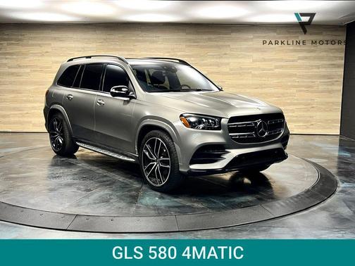 Silver 2021 Mercedes-Benz GLS 580 4MATIC