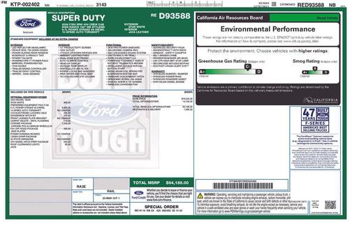 Star White Metallic Tri-Coat 2024 Ford F-350 King Ranch