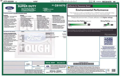 Darkened Bronze Metallic 2024 Ford F-350 Lariat