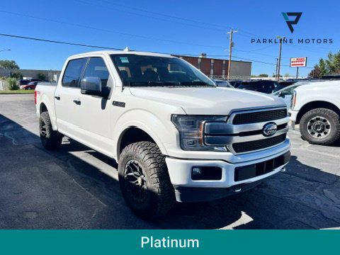 Star White Metallic Tri-Coat 2020 Ford F-150 Platinum