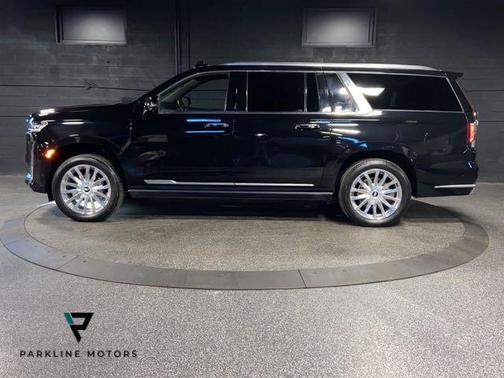 Dark Moon Blue Metallic 2021 Cadillac Escalade ESV Premium Luxury