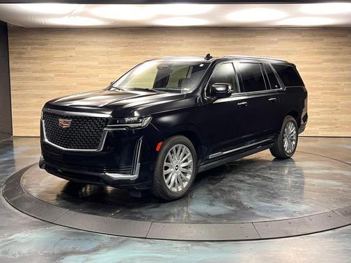 Dark Moon Blue Metallic 2021 Cadillac Escalade ESV Premium Luxury