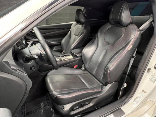 Majestic White 2021 INFINITI Q60 3.0t Red Sport 400