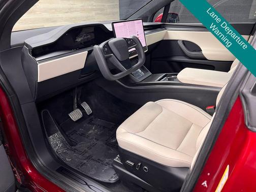 Ultra Red 2024 Tesla Model X Plaid Tri Motor All-Wheel Drive