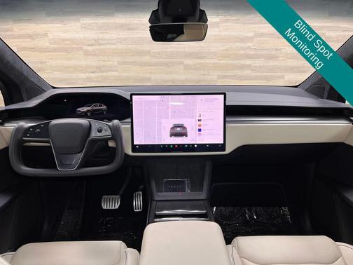 Ultra Red 2024 Tesla Model X Plaid Tri Motor All-Wheel Drive