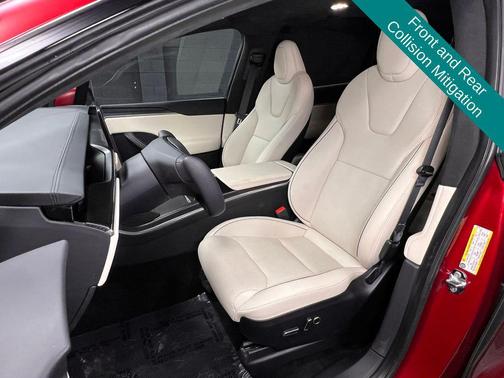 Ultra Red 2024 Tesla Model X Plaid Tri Motor All-Wheel Drive