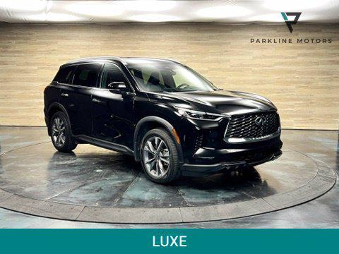Mineral Black 2024 INFINITI QX60 Luxe