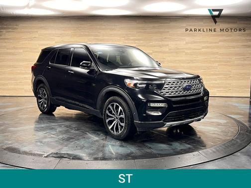 Agate Black Metallic 2021 Ford Explorer ST