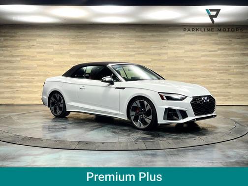 Arkona White/Black Roof 2024 Audi S5 3.0T Premium Plus