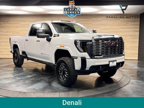 White Frost Tricoat 2024 GMC Sierra 3500 Denali