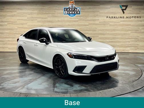 Platinum White Pearl 2022 Honda Civic Si Base