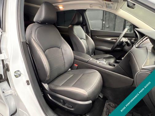 Lunar White 2024 INFINITI QX50 LUXE AWD