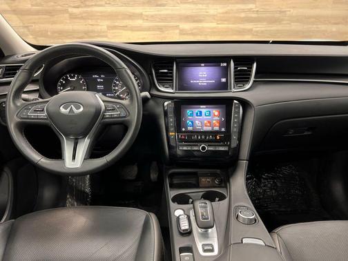 Lunar White 2024 INFINITI QX50 LUXE AWD