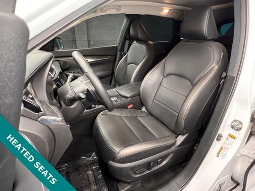 Lunar White 2024 INFINITI QX50 LUXE AWD